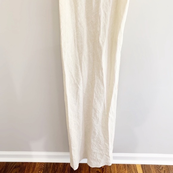 Solid & Striped Sloane Stephens The Elizabeth Dress Linen Midi - Picture 6 of 11